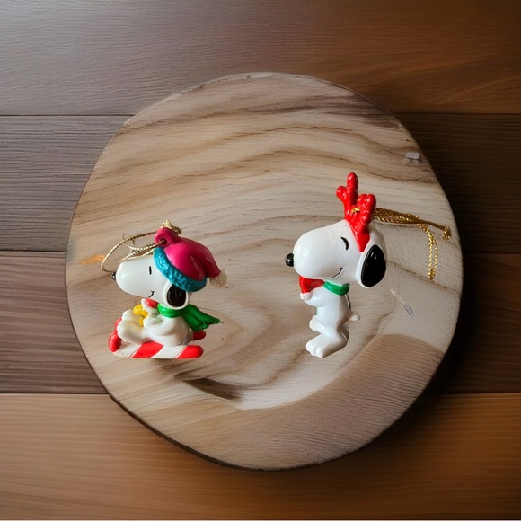 VTG Woodstock Peanuts Ornaments Snoopy Sweety Bird Holiday Decorations - Picture 4 of 5